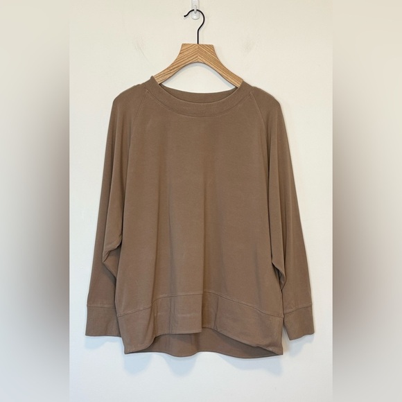 Eileen Fisher Boxy cotton jersey top , sz : large - Picture 2 of 8